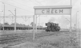 Ty2 na stacji Chełm, 27.09.1986. Fot. J. Szeliga. Numer inwentarzowy:...